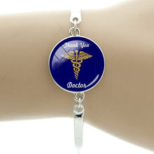 TAFREE Thanks To The Nurse's Declaration Bracelet Doctor Nurse Medical Stuff Student Bracelet Bangles The Best Gift DO12