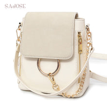 Leather High Quality Fashion Beige School Shoulder Bag