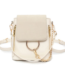 Leather High Quality Fashion Beige School Shoulder Bag