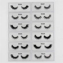 1 Pairs Cruelty Free Natural 3D Mink Eyelashes for beauty