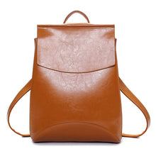 CARCHI Fashion High Quality Youth Travel Leather Backpack