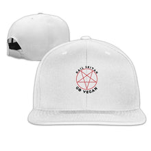 SAMCUSTOM cap baseball cap Side 3D printing Hail Seitan Go Vegan Casual cap gorras hip hop snapback hats wash cap unisex