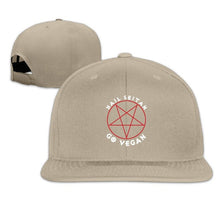 SAMCUSTOM cap baseball cap Side 3D printing Hail Seitan Go Vegan Casual cap gorras hip hop snapback hats wash cap unisex