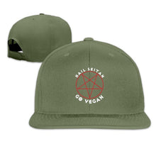 SAMCUSTOM cap baseball cap Side 3D printing Hail Seitan Go Vegan Casual cap gorras hip hop snapback hats wash cap unisex
