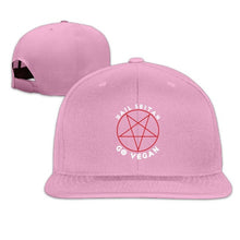 SAMCUSTOM cap baseball cap Side 3D printing Hail Seitan Go Vegan Casual cap gorras hip hop snapback hats wash cap unisex