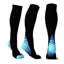 Fashion  New Men Compression Socks  Fit  Breathable Long  Socks  for Male  Travel Boost Stamina Flexible Long Sock meias