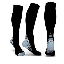 Fashion  New Men Compression Socks  Fit  Breathable Long  Socks  for Male  Travel Boost Stamina Flexible Long Sock meias
