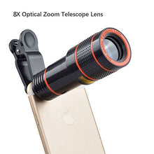 Cell Phone Camera Universal Clip On Lens Kit for iPhone X/8/8 plus/7/7 plus/6S/6 Plus and Android or other