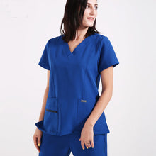 Medical Surgical Scrub Sets Doctors Nurses Uniforms Short-sleeved Hospital Clothing Dental Clinic Beauty Salon Workwear Overalls