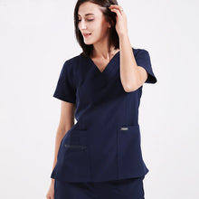 Medical Surgical Scrub Sets Doctors Nurses Uniforms Short-sleeved Hospital Clothing Dental Clinic Beauty Salon Workwear Overalls
