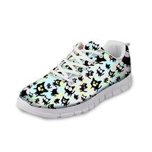 ELVISWORD Spring Comfortable Nurse Shoes Sneakers Women Cute Cartoon Nurses Print Women's Flats Shoes Breathable Female Teenager