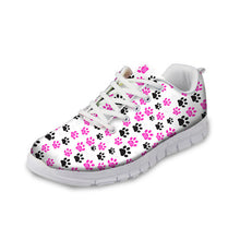 ELVISWORD Spring Comfortable Nurse Shoes Sneakers Women Cute Cartoon Nurses Print Women's Flats Shoes Breathable Female Teenager