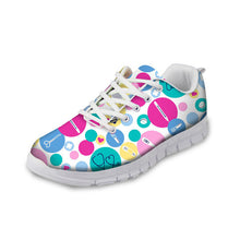 ELVISWORD Spring Comfortable Nurse Shoes Sneakers Women Cute Cartoon Nurses Print Women's Flats Shoes Breathable Female Teenager