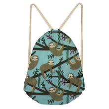 FORUDESIGNS Pink Drawstring Women Backpack Small Cartoon Nurses Printed Women Softback Bagpack School Girls Drawstring Bags Bag