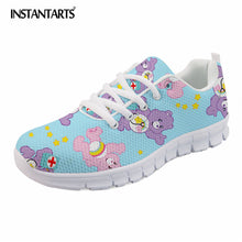 INSTANTARTS New Nursing Design Women Flat Shoes Cartoon Nurse Printed Female Spring Sneakers Light-weight Mesh Flats Zapators