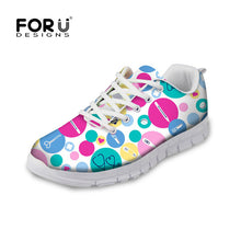 FORUDESIGNS Hot Sale Nurse Pattern Women Casual Sneakers Flats Female Cartoon Nurses Cute Women's Comfortable Shoes Girls Light