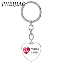JWEIJIAO Red Color Cross Keyring Medical Practitioners Souvenir Keychain Health Care Doctor Nurse Graduation Gift Custom DO12
