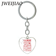 JWEIJIAO Red Color Cross Keyring Medical Practitioners Souvenir Keychain Health Care Doctor Nurse Graduation Gift Custom DO12