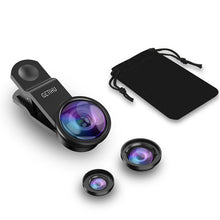GETIHU Wide Angle Macro Lenses Universal Camera Fish eye For iPhone X 8 7 6S Samsung Lentes Microscope