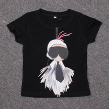 Plus size 4XL Women Summer Short Sleeve Sequined Donald Duck Print T shirts Fashion White Top Tees Women girls Designer Clothing