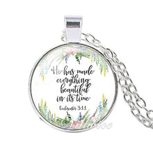 VILLWICE She is clothed with Strength and Dignity Necklace Proverbs 31:25 Bible Verse Christian Quote Necklace Faith Gifts