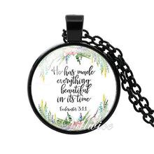 VILLWICE She is clothed with Strength and Dignity Necklace Proverbs 31:25 Bible Verse Christian Quote Necklace Faith Gifts