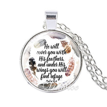 VILLWICE She is clothed with Strength and Dignity Necklace Proverbs 31:25 Bible Verse Christian Quote Necklace Faith Gifts