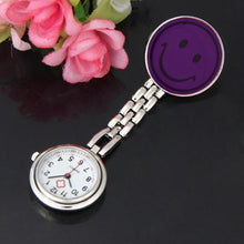 Nurse Watches 1 PC Brooch Fob Medical Nursery Clocks Colorful Smile Faces Quartz Pocket Pendant Hanging Watch Wholesale
