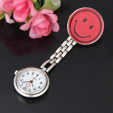 Nurse Watches 1 PC Brooch Fob Medical Nursery Clocks Colorful Smile Faces Quartz Pocket Pendant Hanging Watch Wholesale