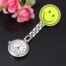 Nurse Watches 1 PC Brooch Fob Medical Nursery Clocks Colorful Smile Faces Quartz Pocket Pendant Hanging Watch Wholesale