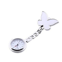 New Fashion Butterfly Nurse Clip-on Fob Brooch Pendant Hanging Pocket Watch
