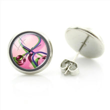 JWEIJIAO Nurse Doctors Medical Stethoscope Ear Stud Earrings Heart Bijoux Earring Jewelry For Fashion Women Girls Gift SE73
