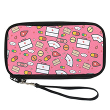 FORUDESIGNS Cartoon Nurse Wallets Women Purses Zipper Long Coin Purses Money Bags Card Holders Clutch Phone Wallet Female Girl