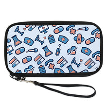 FORUDESIGNS Cartoon Nurse Wallets Women Purses Zipper Long Coin Purses Money Bags Card Holders Clutch Phone Wallet Female Girl