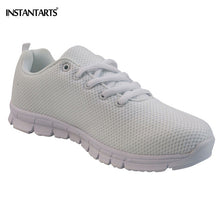 INSTANTARTS Funny Cartoon Nurse Printed Women Flats Shoes Fashion Mesh Flat Shoes for Teen Girls Casual Breathable Sneaker Shoes