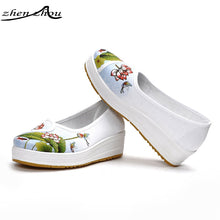 2018 free shipping white nurse shoe cloth shoes anti-skid slope and beautician work shoes women's shoes