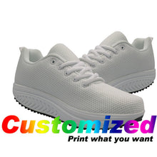 Mesh Platform Women Flats Lace Up Casual Swing Shoes Height Increasing Women Flat Shoes Autumn Fashion Boat Sneakers Nurse Shoes
