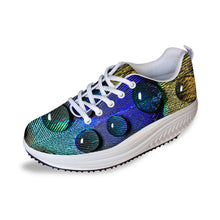 Mesh Platform Women Flats Lace Up Casual Swing Shoes Height Increasing Women Flat Shoes Autumn Fashion Boat Sneakers Nurse Shoes