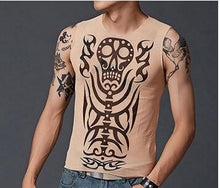 In 2018, new spring men's digital tattoo printed short-sleeved T-shirt T-shirt brand T-shirt brand T-shirt brand T4315.COCEDDB