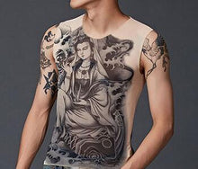 In 2018, new spring men's digital tattoo printed short-sleeved T-shirt T-shirt brand T-shirt brand T-shirt brand T4315.COCEDDB