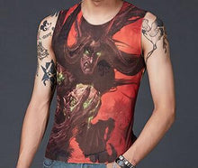 In 2018, new spring men's digital tattoo printed short-sleeved T-shirt T-shirt brand T-shirt brand T-shirt brand T4315.COCEDDB
