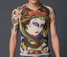 In 2018, new spring men's digital tattoo printed short-sleeved T-shirt T-shirt brand T-shirt brand T-shirt brand T4315.COCEDDB