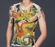 In 2018, new spring men's digital tattoo printed short-sleeved T-shirt T-shirt brand T-shirt brand T-shirt brand T4315.COCEDDB