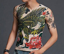 In 2018, new spring men's digital tattoo printed short-sleeved T-shirt T-shirt brand T-shirt brand T-shirt brand T4315.COCEDDB
