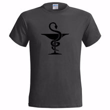 BOWL OF HYGEIA SYMBOL MENS T SHIRT PHARMACY DOCTOR MEDICINE CHEMIST NURSE