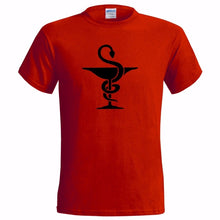 BOWL OF HYGEIA SYMBOL MENS T SHIRT PHARMACY DOCTOR MEDICINE CHEMIST NURSE