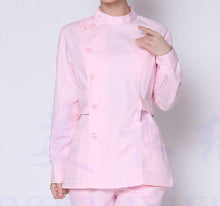 Nurse wear winter clothing oral suit split suit doctor suit dental ICU work clothes pink beautician clothes