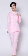 Nurse wear winter clothing oral suit split suit doctor suit dental ICU work clothes pink beautician clothes