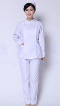 Nurse wear winter clothing oral suit split suit doctor suit dental ICU work clothes pink beautician clothes