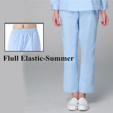 Winter Women's Medical Clothing Pant White Hospital Scrub Pants Flat Front Side Elastic Boot Cut Cargo Straight Tall Scrub Pants
